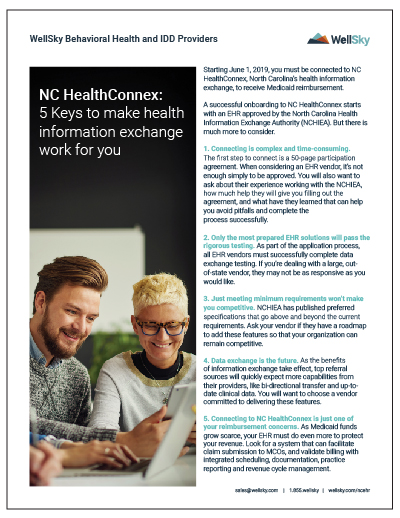 NC HealthConnex: 5 keys to make health information exchange work for you